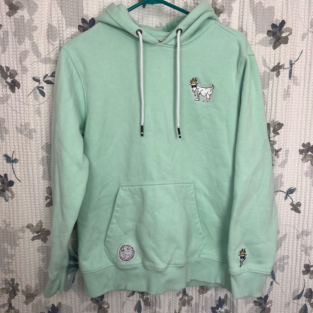 Goat USA Women’s Mint Green Embroidered Hoodie